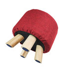 Puff Redondo Banco Banqueta Banquinho Madeira Decorativo Apoi