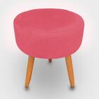 Puff Redondo Banqueta Decorativo Para Sala, Quarto Flavia Rs