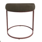 Puff Redondo Base Industrial Cobre Kit 2 Love Suede D03 - D'r