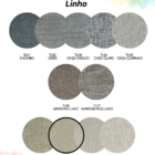 Puff Redondo Baú Não É Segredo Debrum Linho Bege 40x45 Ns0608