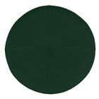 Puff Redondo Com Babado Para Sala E Quarto Veludo - Jylcrom -