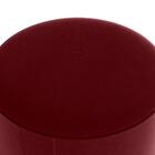 Puff Redondo Copenhage Veludo Maserati Milani Store