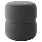 Puff Redondo Decorativo 49x43 Cm Paris Linho Milani Store