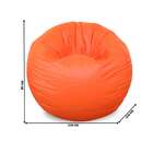 Puff Redondo Em Laranja