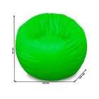 Puff Redondo Em Verde Limão