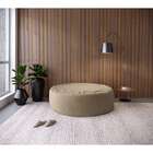 Puff Redondo Gigante Linho Bege