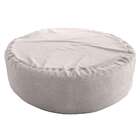 Puff Redondo Gigante Linho Cru