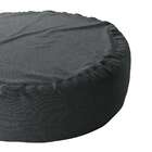 Puff Redondo Gigante Linho Grafite