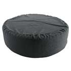 Puff Redondo Gigante Linho Grafite
