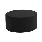 Puff Redondo Ib299 90cm Veludo Preto - Gran Belo