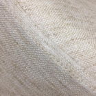 Puff Redondo Não É Segredo Linho Cru Mesclado Rodinha 40x45 N