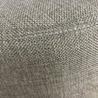 Puff Redondo Não É Segredo Linho Palha Pé Fixo 40x45 Nspr08l-f