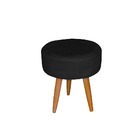 Puff Redondo Opala Preto