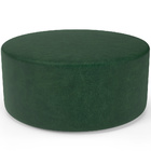 Puff Redondo Orgânico Para Living 90cm Lola W01 Couríssimo Ve