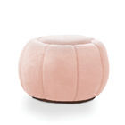 Puff Redondo Orgânico Para Sala Cloud Bouclê E03 - D'rossi -