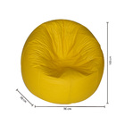 Puff Redondo Pop - Amarelo