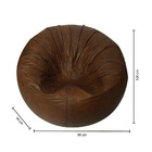 Puff Redondo Pop - Caramelo