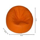 Puff Redondo Pop - Laranja