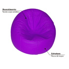 Puff Redondo Pop - Roxo