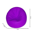 Puff Redondo Pop - Roxo