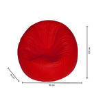 Puff Redondo Pop - Vermelho