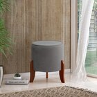 Puff Redondo Roma  Pinhao/cinza