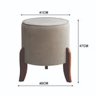 Puff Redondo Roma  Pinhao/cinza