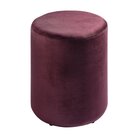 Puff Redondo Sala De Estar Duo Vinho