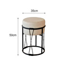 Puff Redondo Sala Estar Quarto Escritorio Salão - Assento Lin