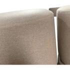 Puff Redondo Saturno Linho Bege