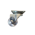 Puff Redondo Tachas Não É Segredo Linho Palha Rodinha 40x45 N