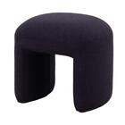 Puff Refúgio Rivatti 47 Cm (altura) Estofado Em Bouclê Azul N