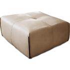 Puff Retangular Senepol 0405 Couro Legitimo Toro Bianco