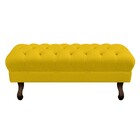 Puff Retrô 140 Cm Luis Xv Corano Amarelo - Amarena Móveis