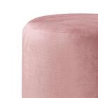 Puff Rolha 32cm Pés Em Madeira Daf Mobiliário - Rosa