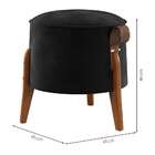 Puff Roma Preto