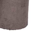 Puff Round Pelúcia Castanho