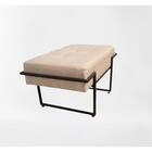 Puff Rubi Linho Bege