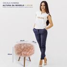 Puff Salaone Turim Pelo Rose