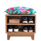 Puff Sapateira Avelã