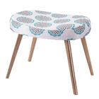 Puff Seed Estampa Cerc Pes Palito Castanho - 49894