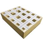 Puff Selene Pés Patilo/ Pelo Sintético Rose - Moveis Arapongas