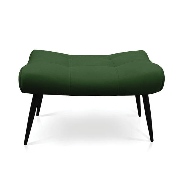 Puff Sher Suede Pés Palito De Ferro - D'rossi - Verde