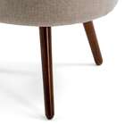 Puff Sofia Cinza Claro