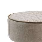 Puff Sofia Cinza Claro