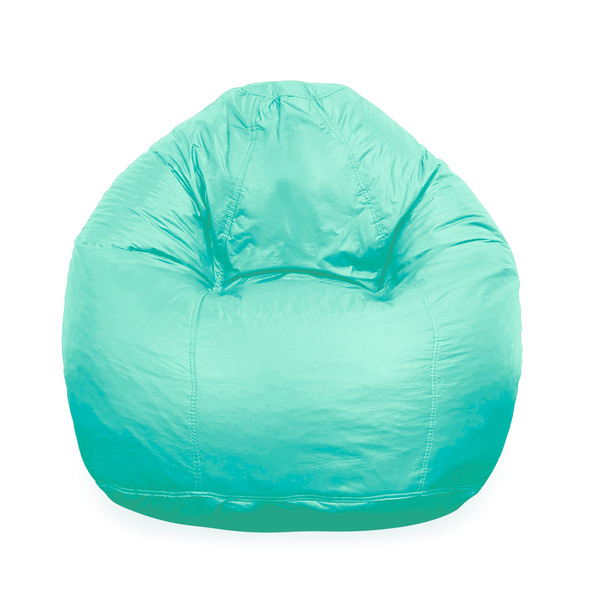 Puff Sparky Sem Enchimento Modelo Pêra - Verde Água