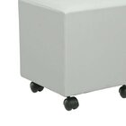 Puff Studio 40cm X 40cm X 40cmcourino Com Rodizios Branco