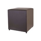 Puff Studio 40x40x40 Courino Sem Rodizios Tabaco