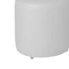 Puff Studio Redondo Branco Gelo