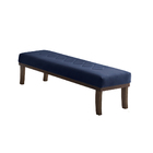 Puff Theo 100cm Sfn Azul E Imbuia